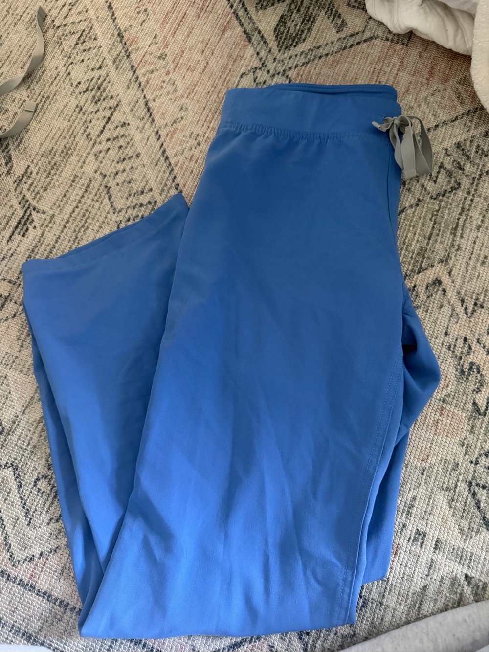 Figs Women's Livingston Scrub Pants in Ceil Blue